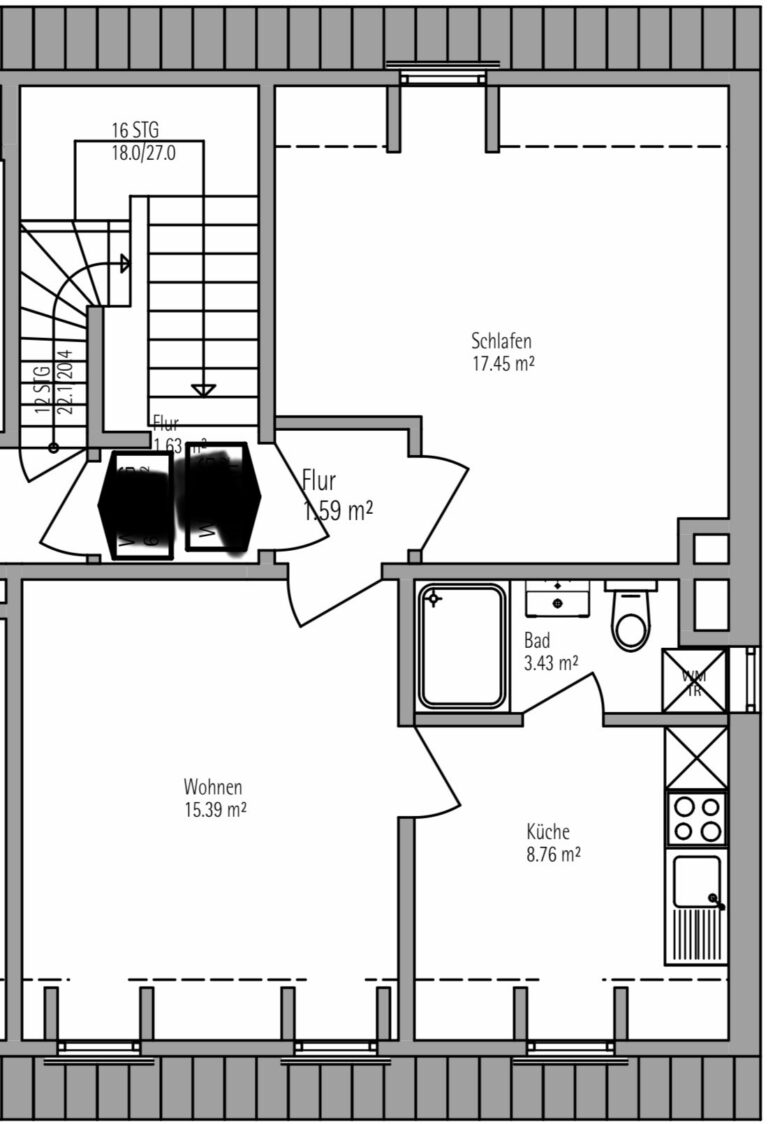 Kernsanierte 2 Zimmer Wohnung in Vallendar, WHU fussläufig 1 Minute entfernt - Bild 1
