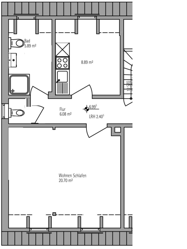 Brand-new 1.5-bedroom apartment on Mittlere Hellenstraße, 1 minute from WHU - Bild 1