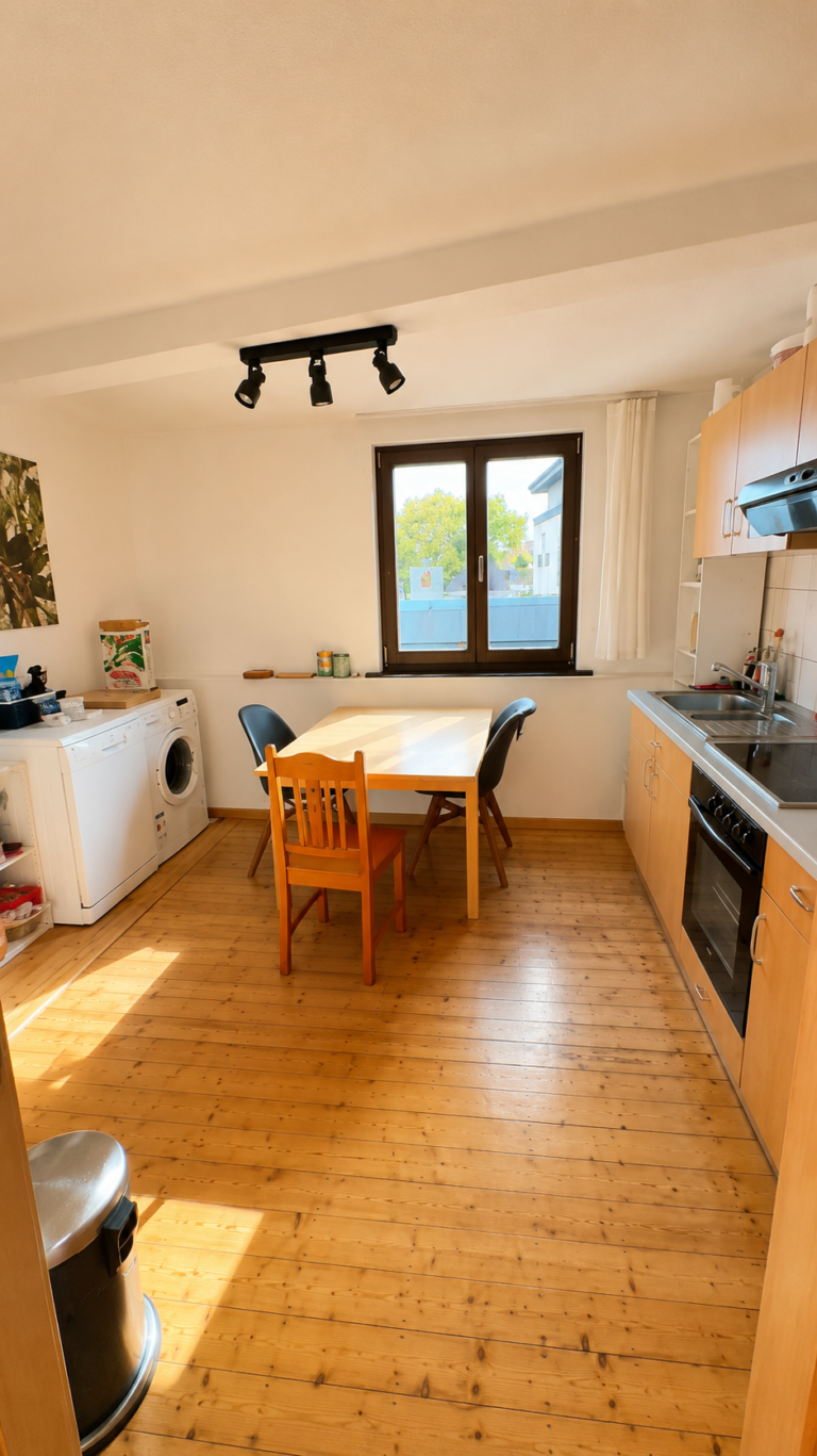 450 € warm | Möbliertes WG-Zimmer in 2er-WG | 2 Min. zur WHU | Balkon - Bild 1